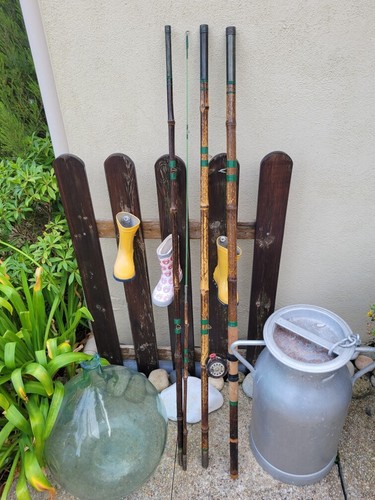 Canne pêche bambou - canne, à